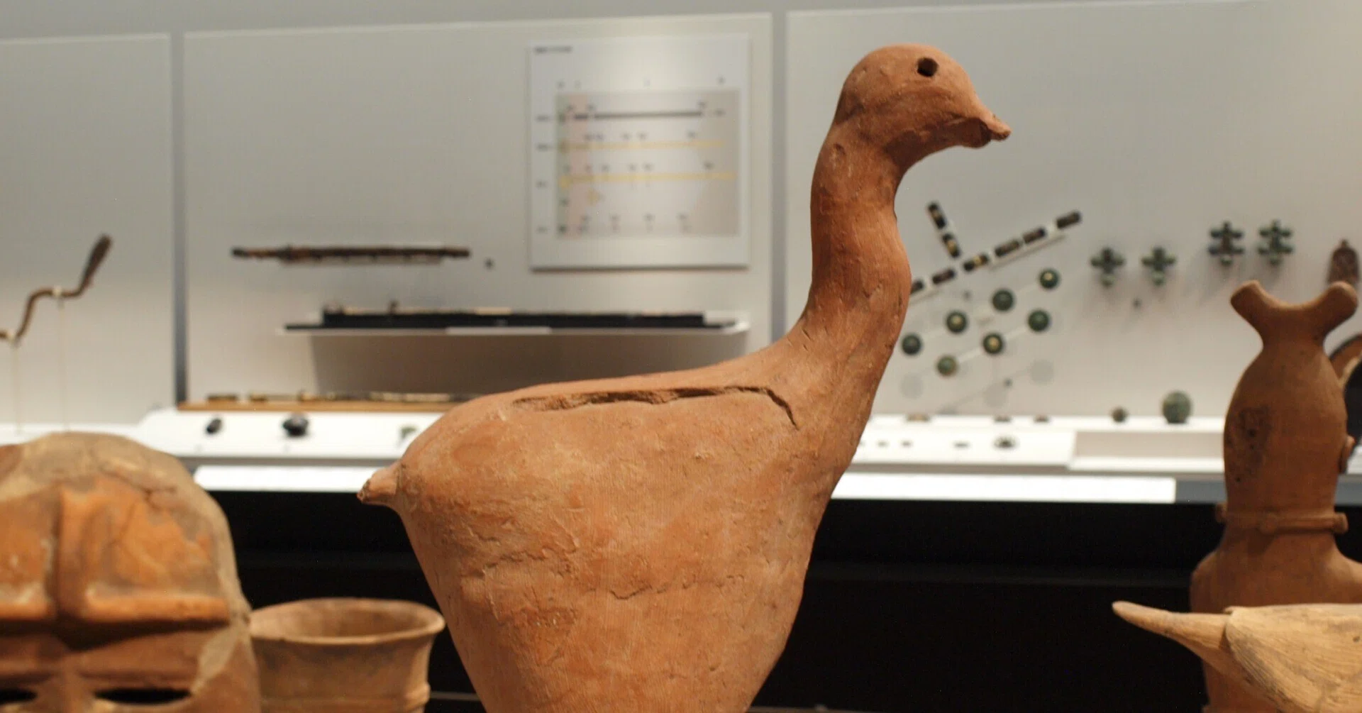 ただ今展示中⑩《水鳥形埴輪》古墳時代・6世紀、個人蔵｜毎日投稿