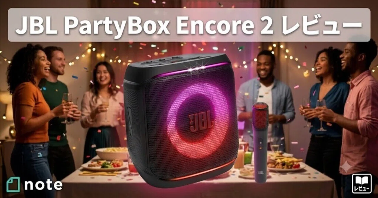 JBL PartyBox Encore 2 のレビュー・口コミ評判と特徴 マイク付属×15