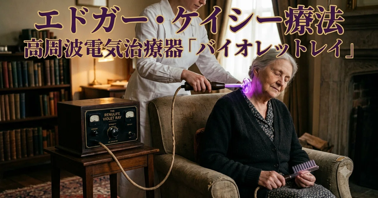 エドガー・ケイシー療法における高周波電気治療器「バイオレットレイ