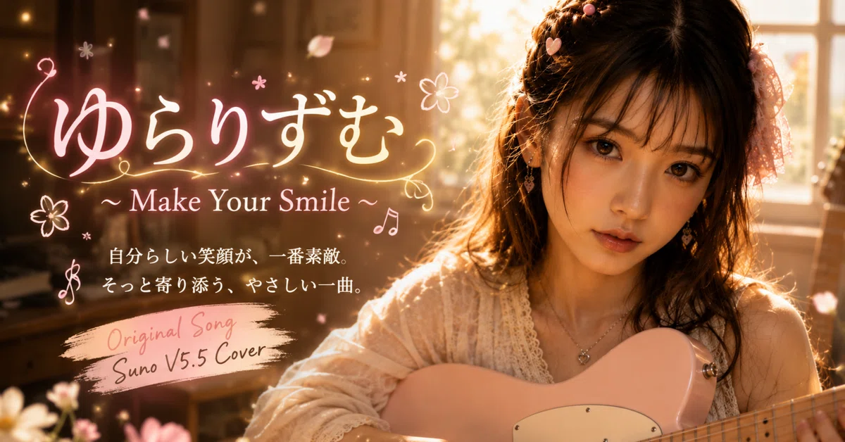 Note Cover Making Yurarhythm ~Make Your Smile~ | Released a gentle, comforting original ...