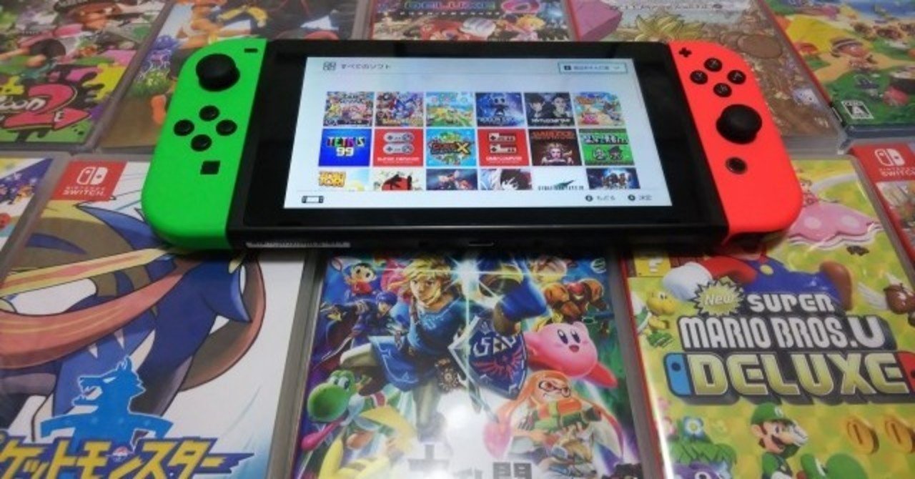 switchソフト55本 6本 満足度と短レビュー 升本 note