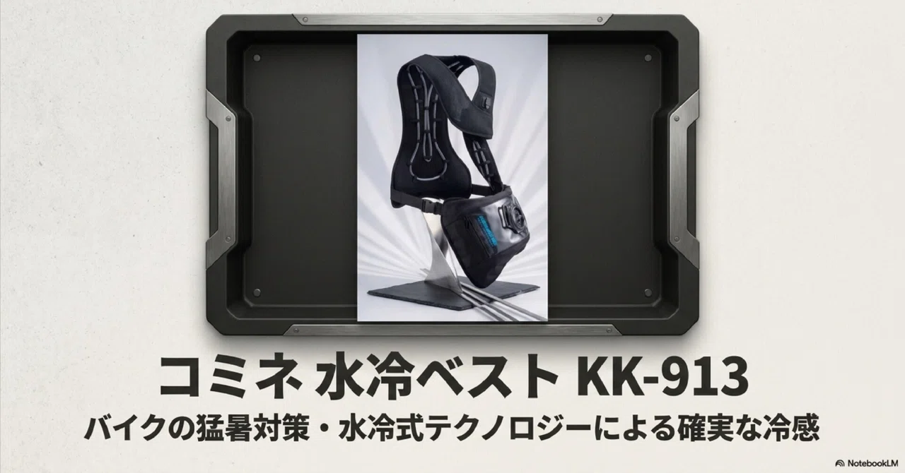 コミネ 水冷ベスト KK-913 レビュー｜バイクの猛暑対策・ツーリングで