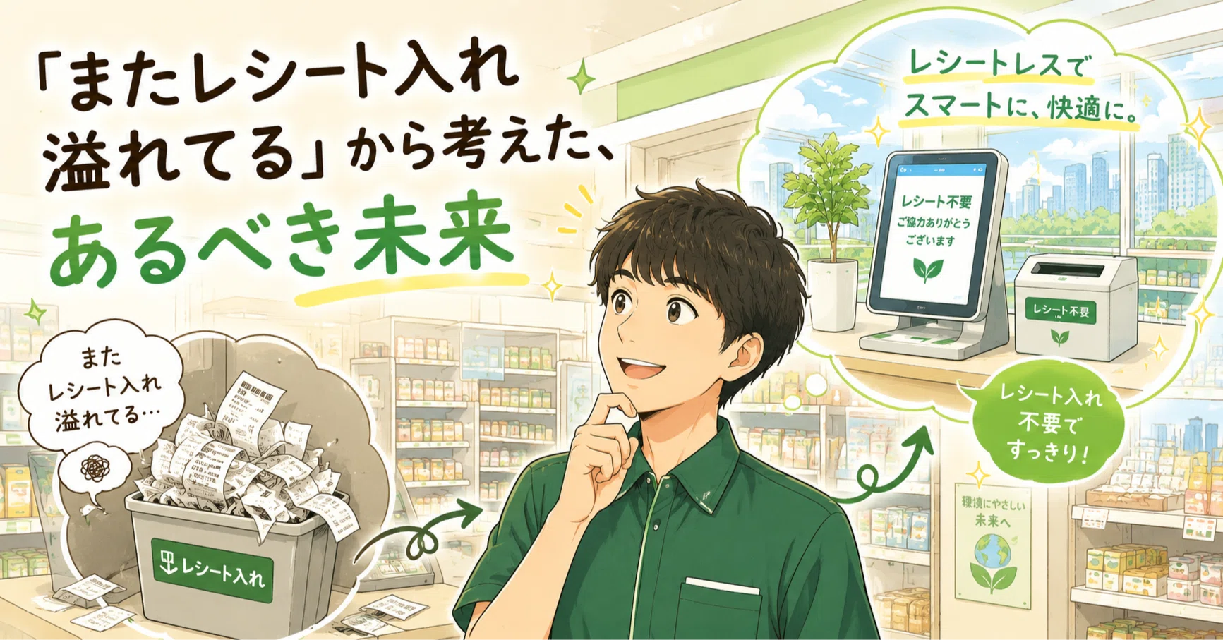 またレシート入れ溢れてる」から考えた、あるべき未来｜syu@現役