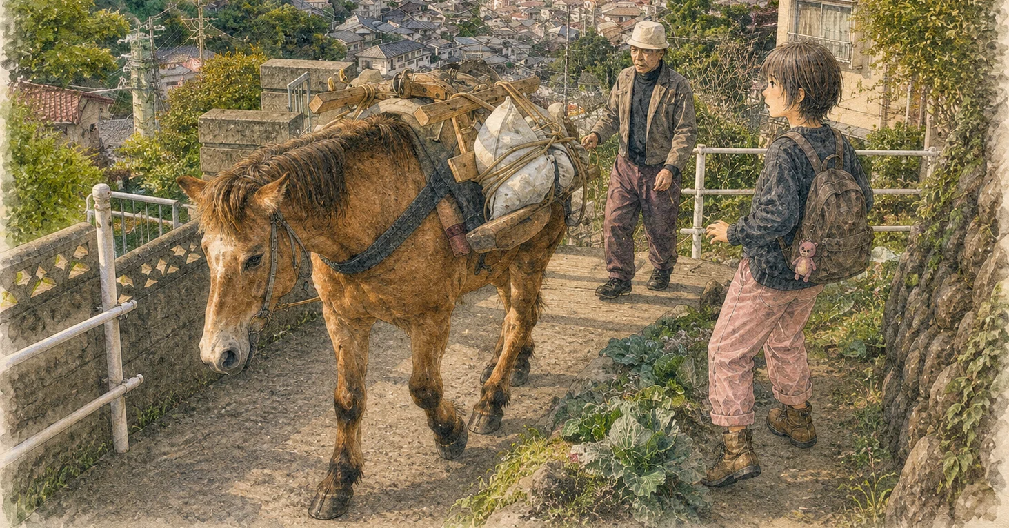 凛と旅する 長崎を歩く ～ 「え！ こんなところに馬!?」｜江島 達也