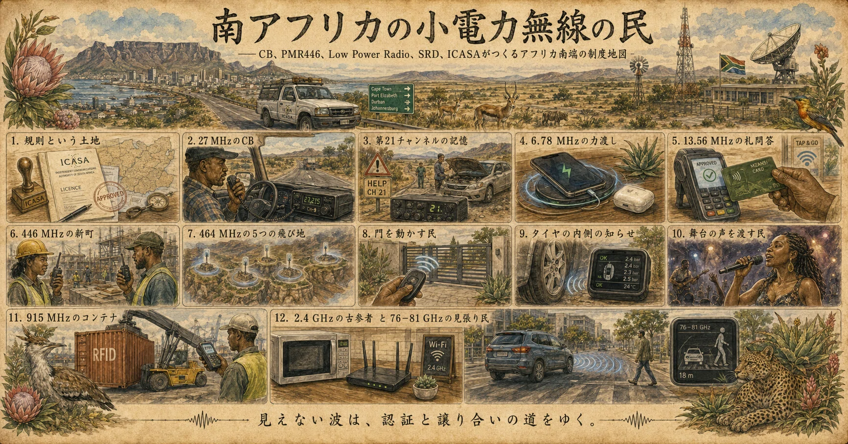 南アフリカの小電力無線の民｜LoPRA Lab