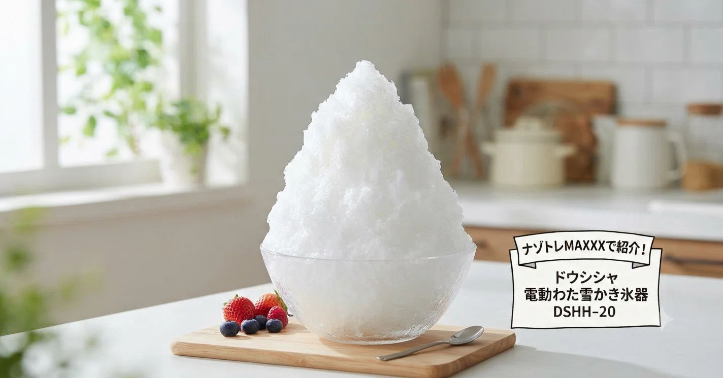 ドウシシャ「電動わた雪かき氷器 DSHH-20」はどこで買える？ナゾトレ