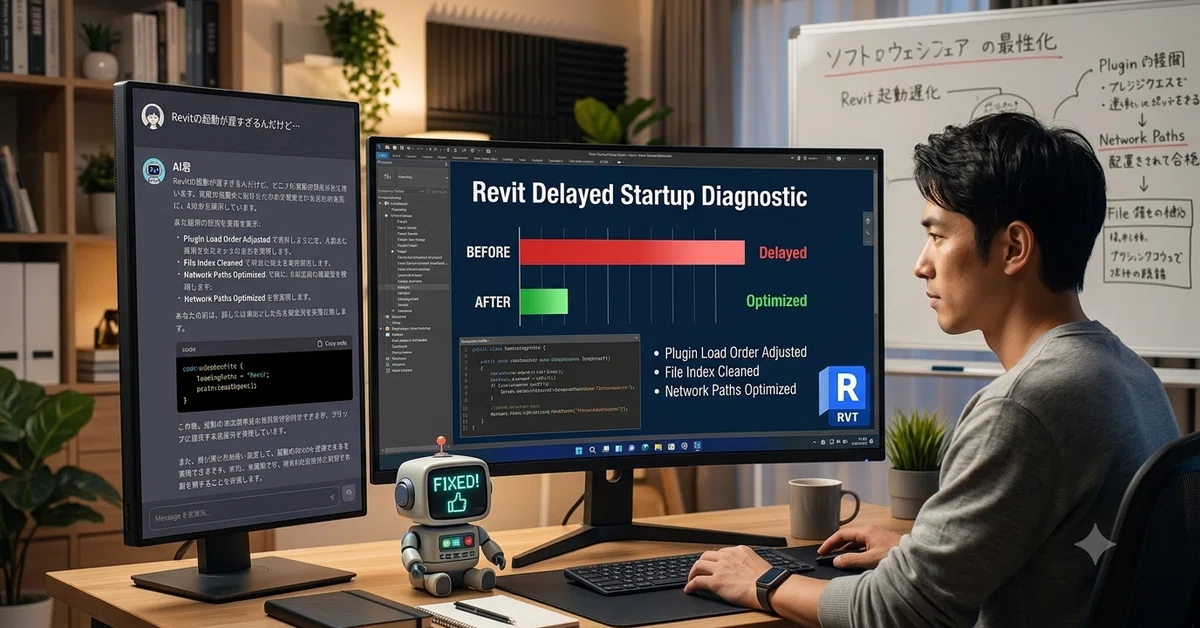 [Architecture] Resolving Revit Startup Delays｜KEITOKU