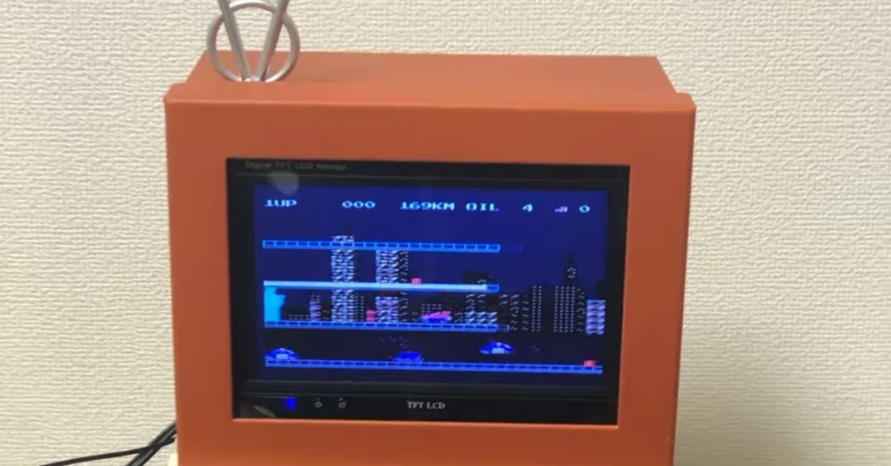 レトロゲーム用のレトロ風モニターを作る｜レモバ