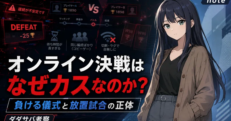 【ダダサバイバー】オンライン決戦はなぜカスなのか？　勝つ前に負け、対戦中は放置するゲーム