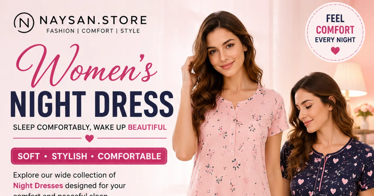 Night Dress for Women: Comfortable Sleepwear for Every Night｜naysan store