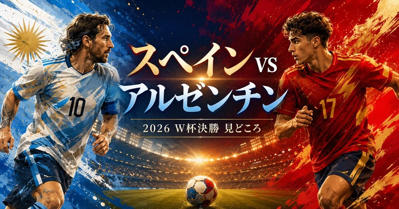 スペイン対アルゼンチン、2026年W杯決勝の見どころ———8年前のベスト16
