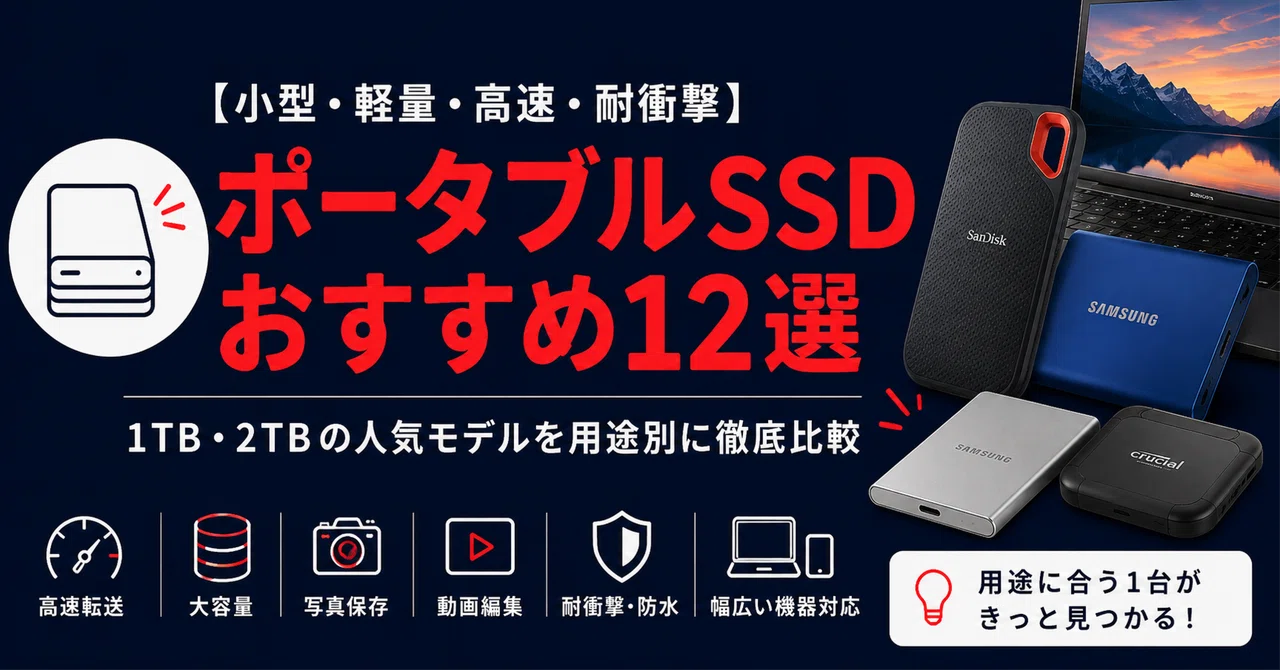 [Latest Version] 12 Recommended Portable SSDs | Comparing Compact ...