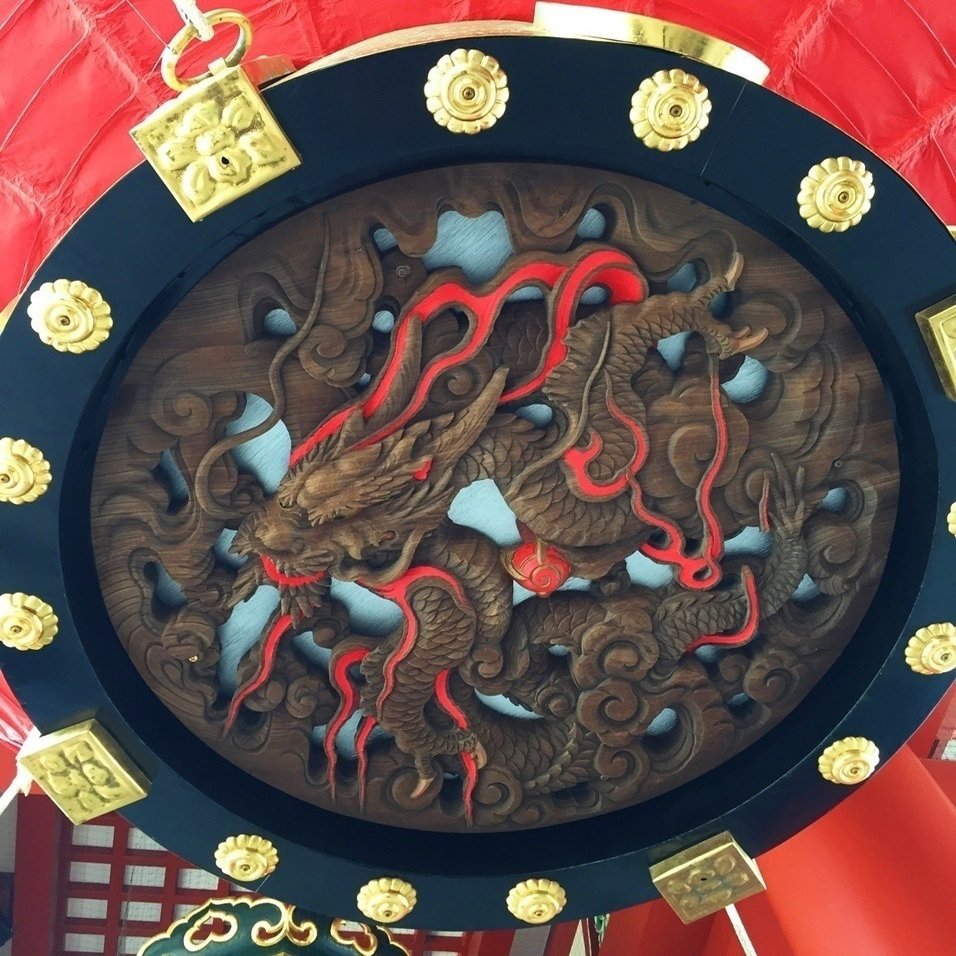 浅草寺の龍 エネルギー体感体質 Note