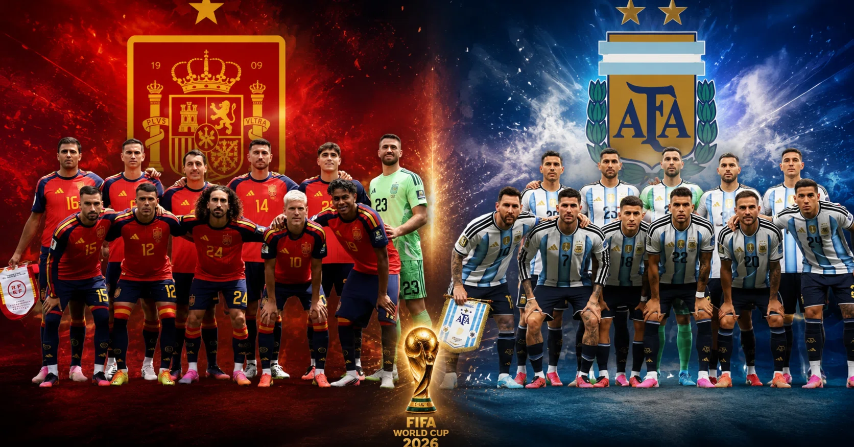 決勝展望】スペインvsアルゼンチンついに実現！ 欧州王者と南米王者が