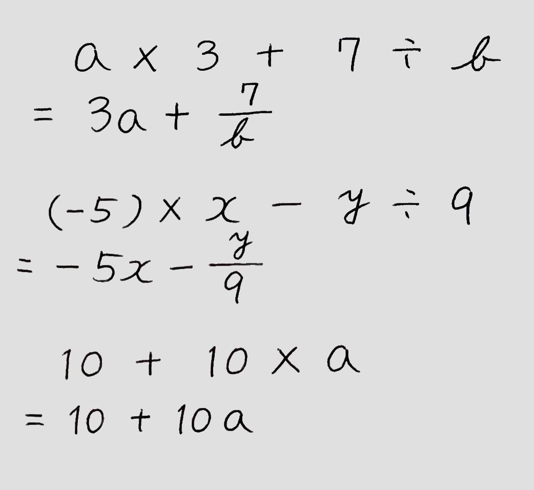 忙しい人のための中学数学 文字式 ルール編 桜花 現役バイト塾講師 Note