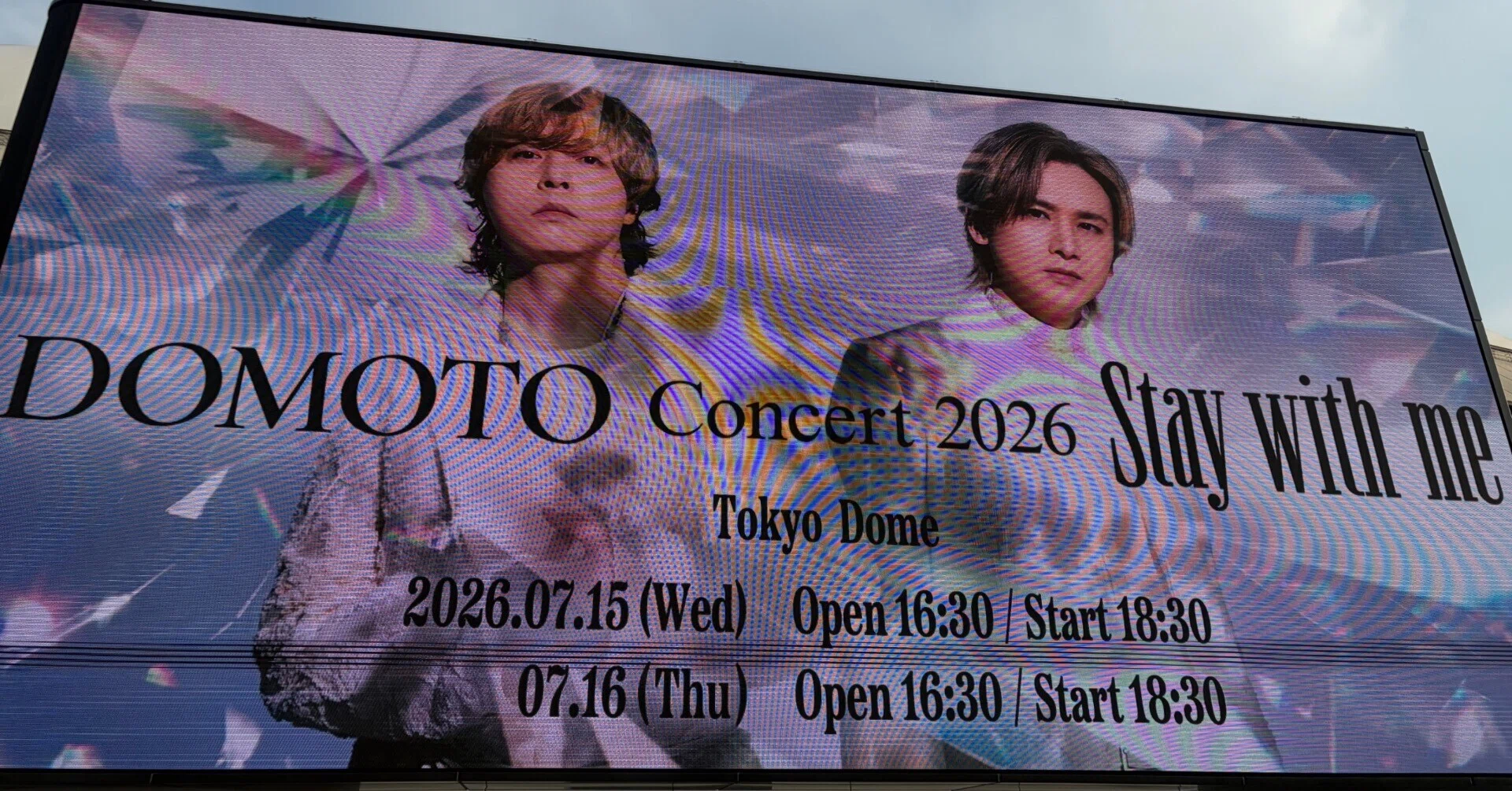 DOMOTOの2026夏のライブ、「Stay with me」に行って来ました！（東京