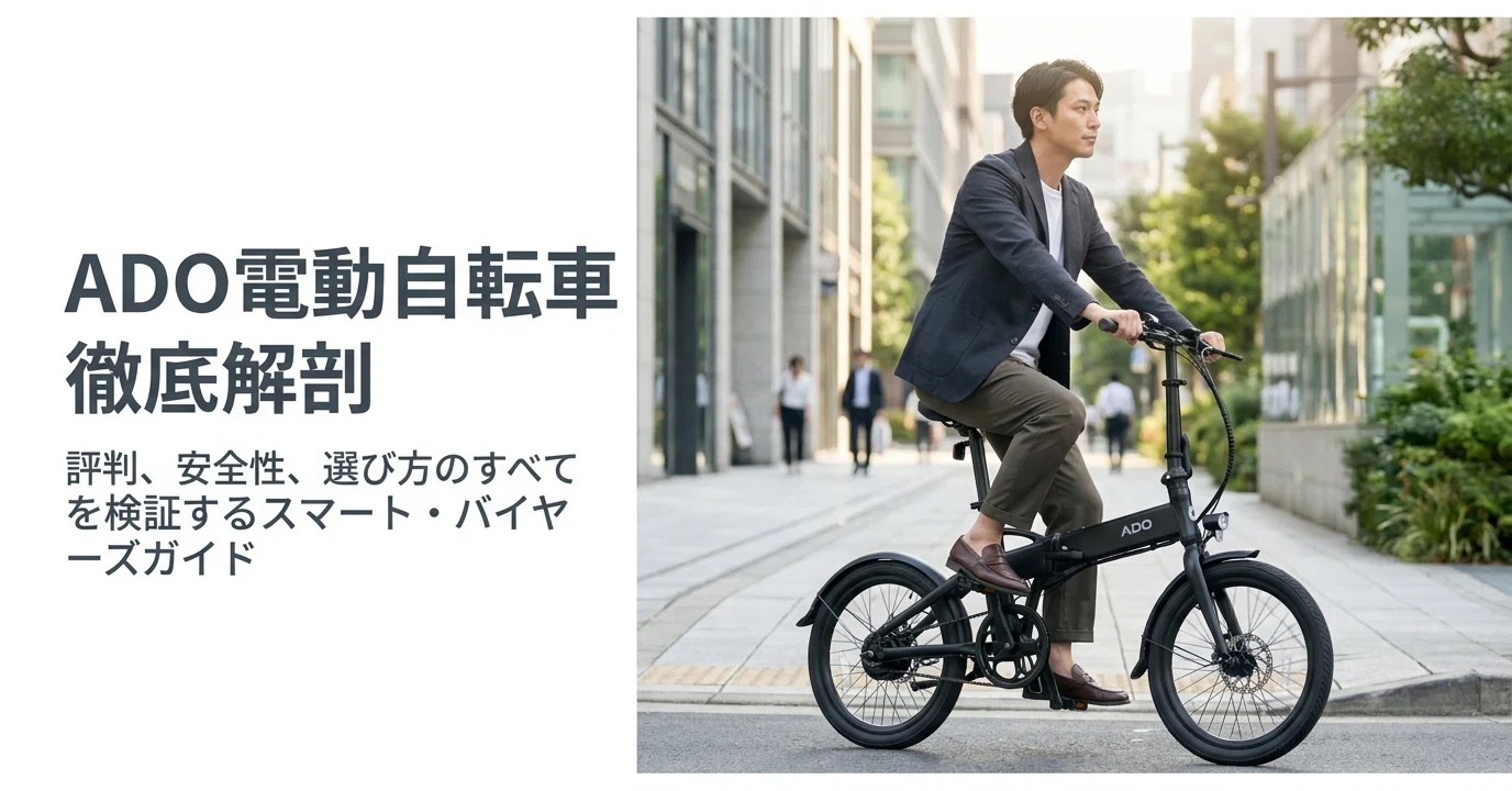 ADO電動自転車の評判・口コミを徹底調査｜どこの国製？取扱店は 