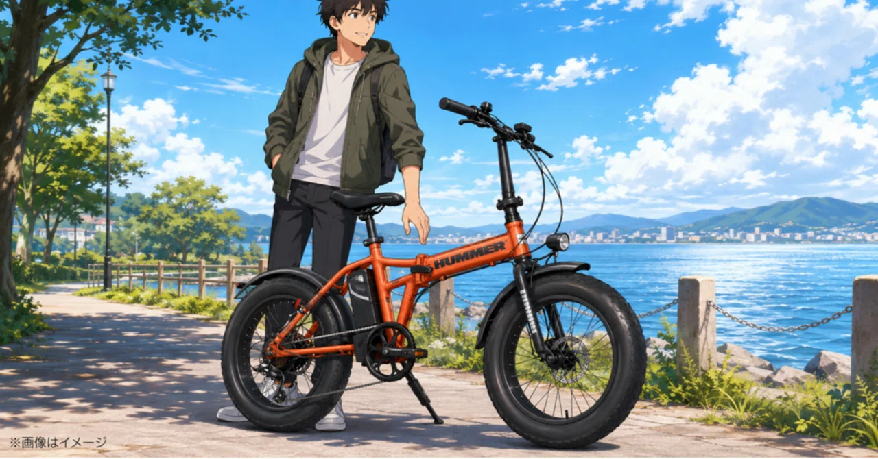 HUMMER E-FAT206は重すぎる？24.5kgの20インチ電動ファットバイクを