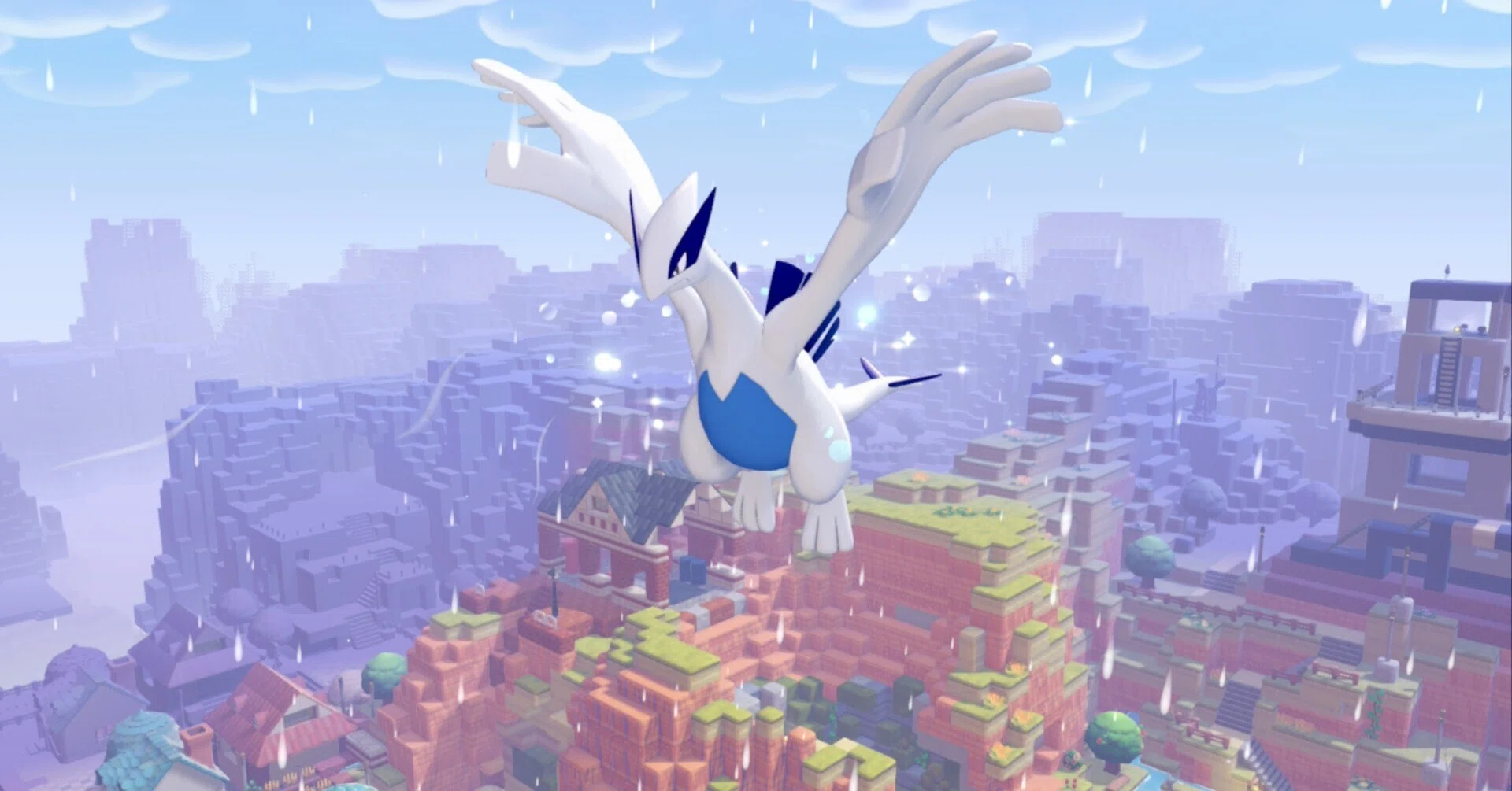 雨が降り出すと・・ポケモンの世界ではルギアが出現します〜 なかなか