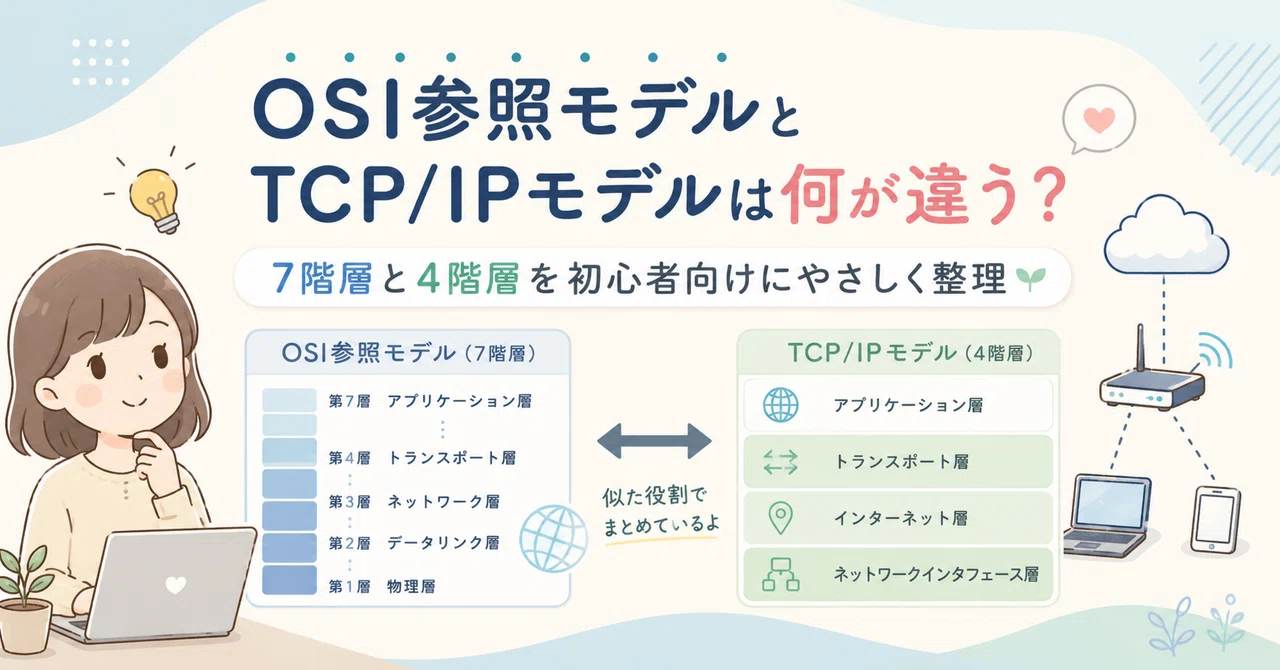 Tct Ip OSI 참조 모델과 TCP/IP 모델은 무엇이 다른가? ~7계층과 4계층을 초보자를 위해 알기 쉽게 정리~|ぴーす