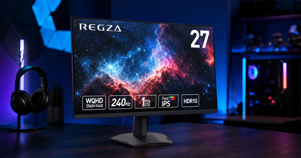 レグザ初のゲーミングモニターが23％オフ──27インチWQHD・240HzのRM