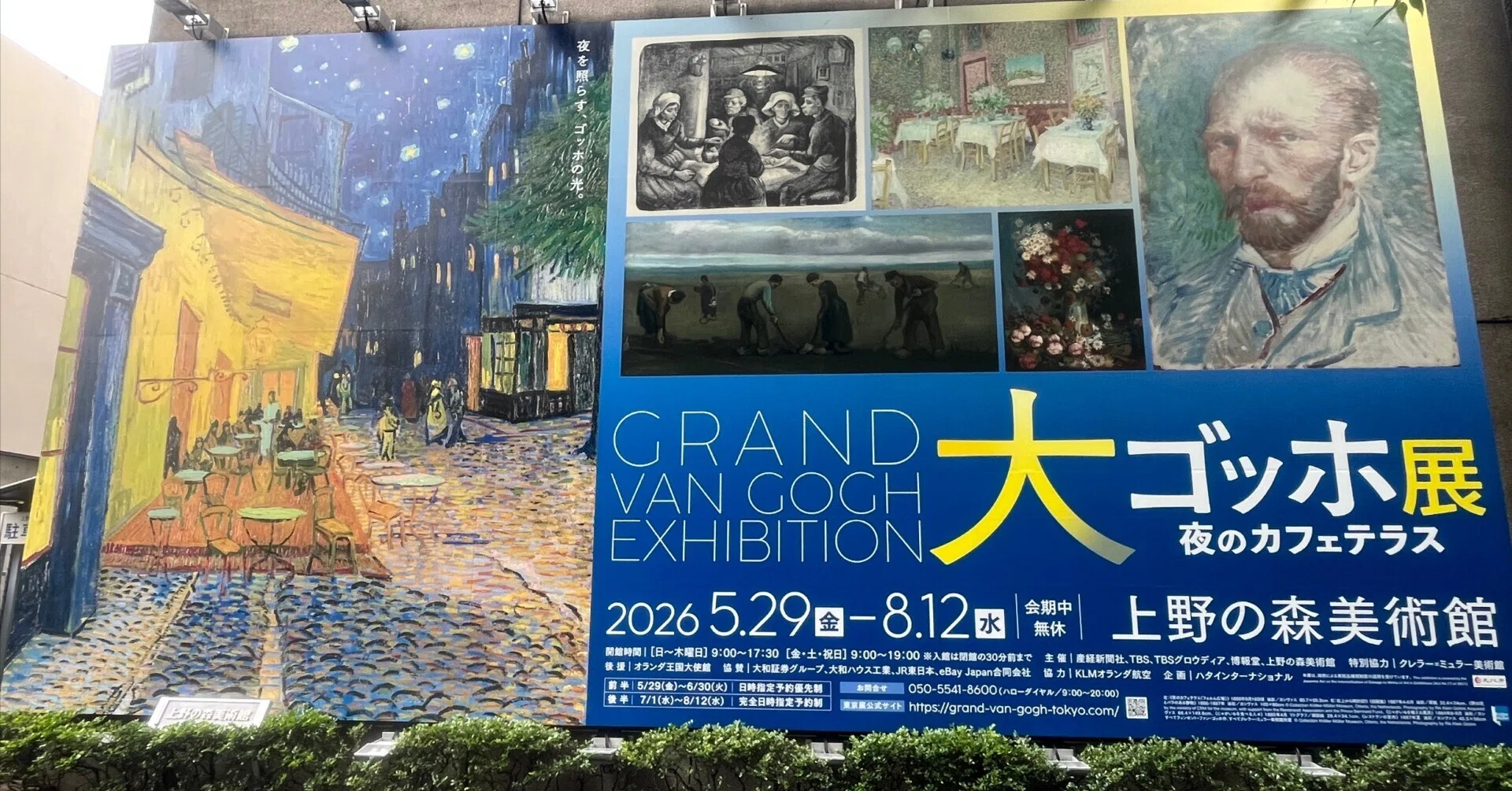 上野の森美術館'26～大ゴッホ展 夜のカフェテラス｜かずくんの備忘録