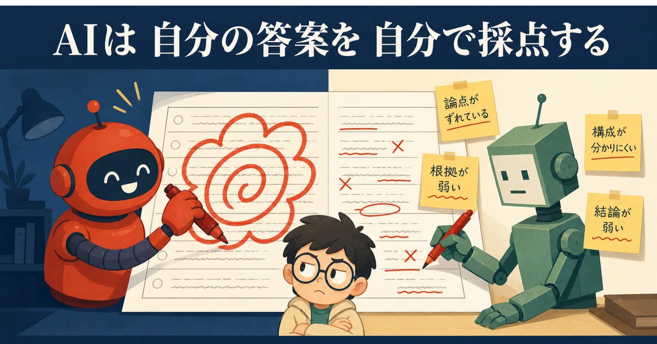 AIに「作る係」と「ダメ出し係」の兼任をやめさせた。それだけで、出てくるものが変わった｜実践ビジネスの学びノート -SHINPE-
