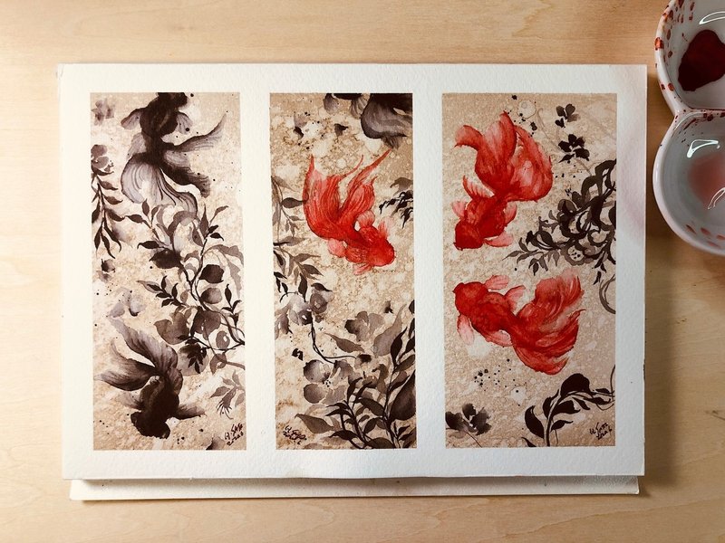 水墨画の気持ちが少しわかった日 サトウヒロシ 絵本作家 Note