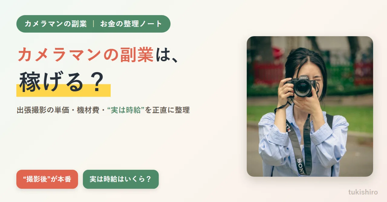 総額90万円以上　カメラマン引退セット　全て稼働品 カメラマンの副業は稼げる？出張撮影の単価・機材費・“実は時給”の