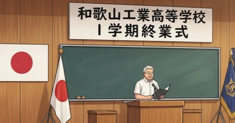 【和歌山工業定時制】１学期終業式・壮行会