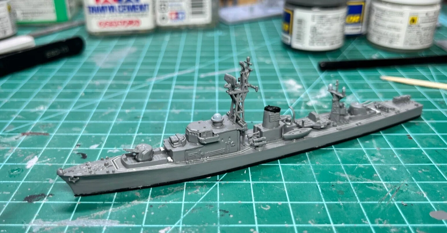 Ship Model] 1/700 JMSDF DE-214: Ooi (6)｜神聖大日本帝國 1/700 艦船