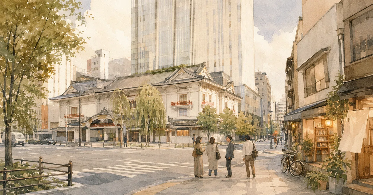 東銀座の様子