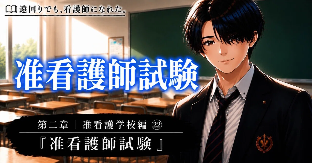 第二章｜准看護学校編㉒｜准看護師試験｜遠回りでも、看護師になれた