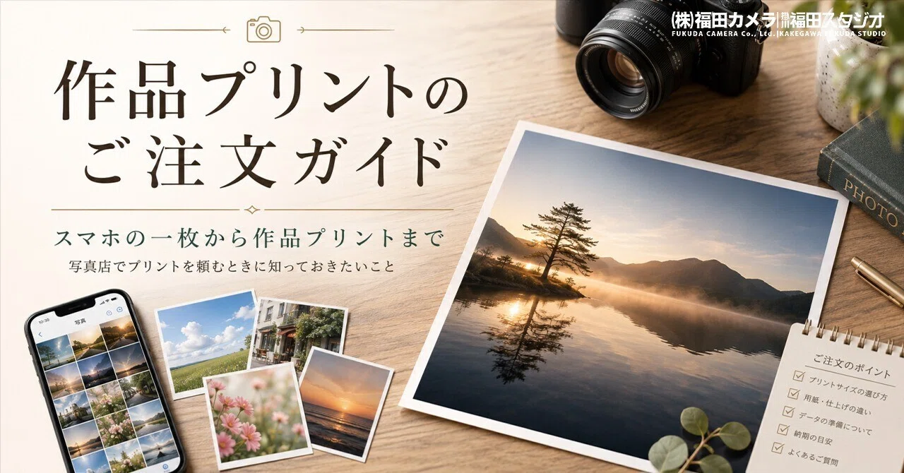 スマホの一枚から作品プリントまで。写真店でプリントを頼むときに知っ