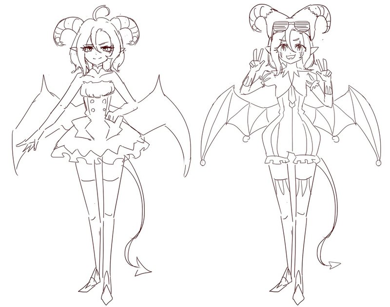 キャラクターデザインやってみた Nadia Inc Note