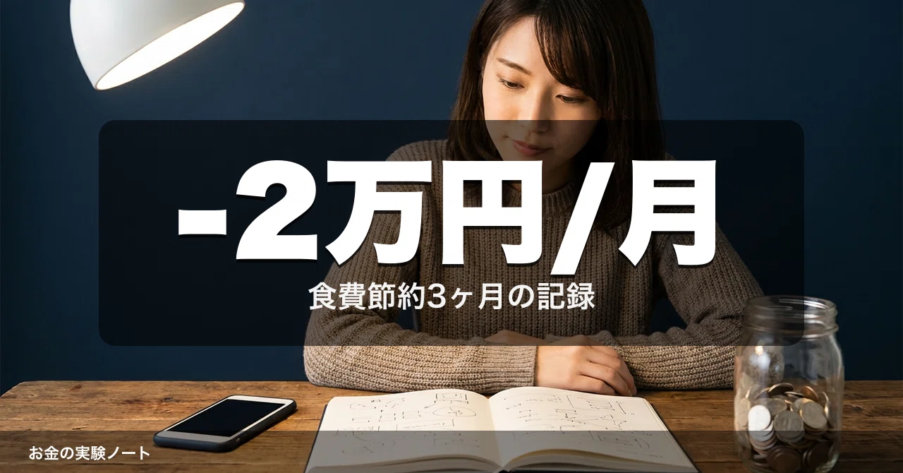 食費を3ヶ月で2万円削った。やったこと全部と削れなかったものの正直な 