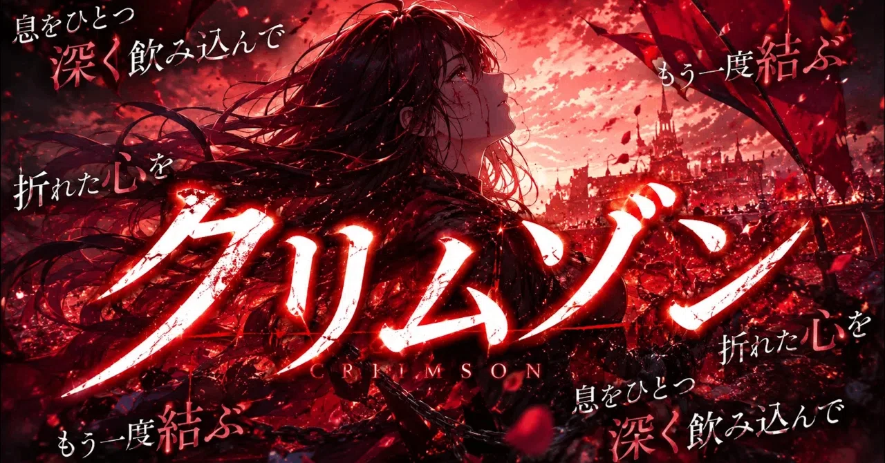 A song of resolve burning in deep crimson. The story of the
