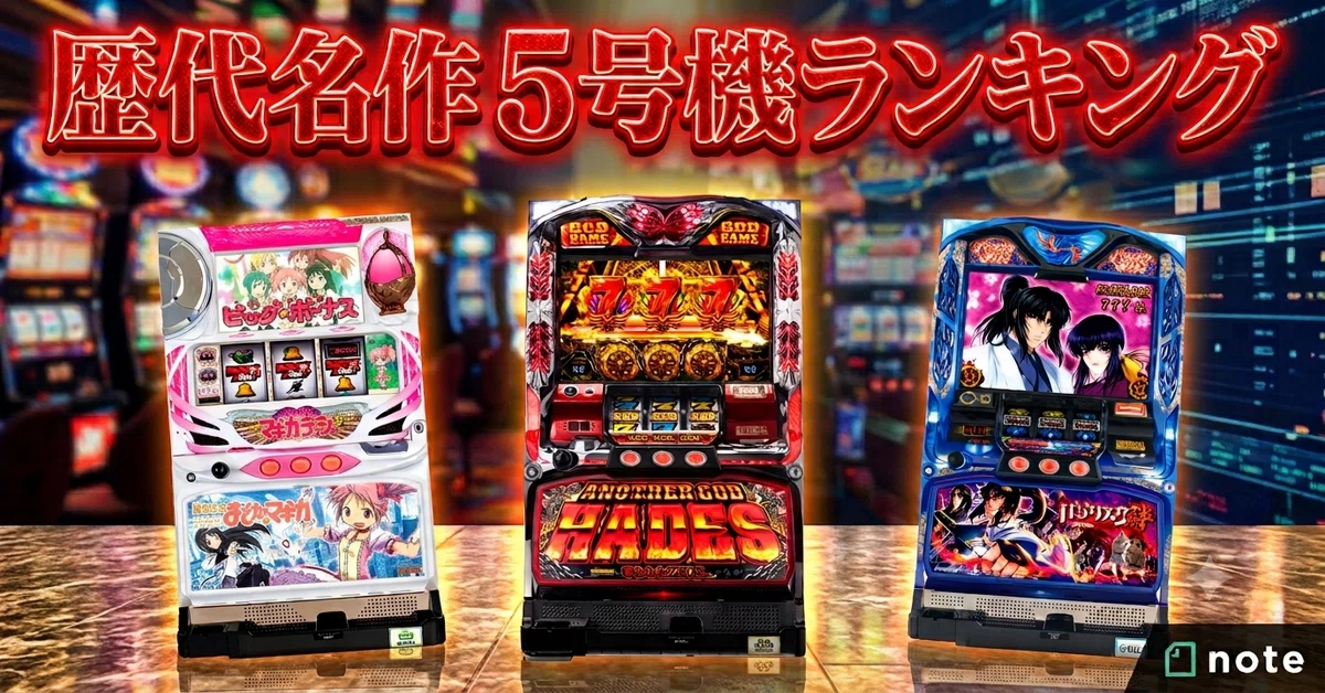 歴代名機ランキング・5号機編】規制の冬から生まれた傑作TOP10｜ARTが