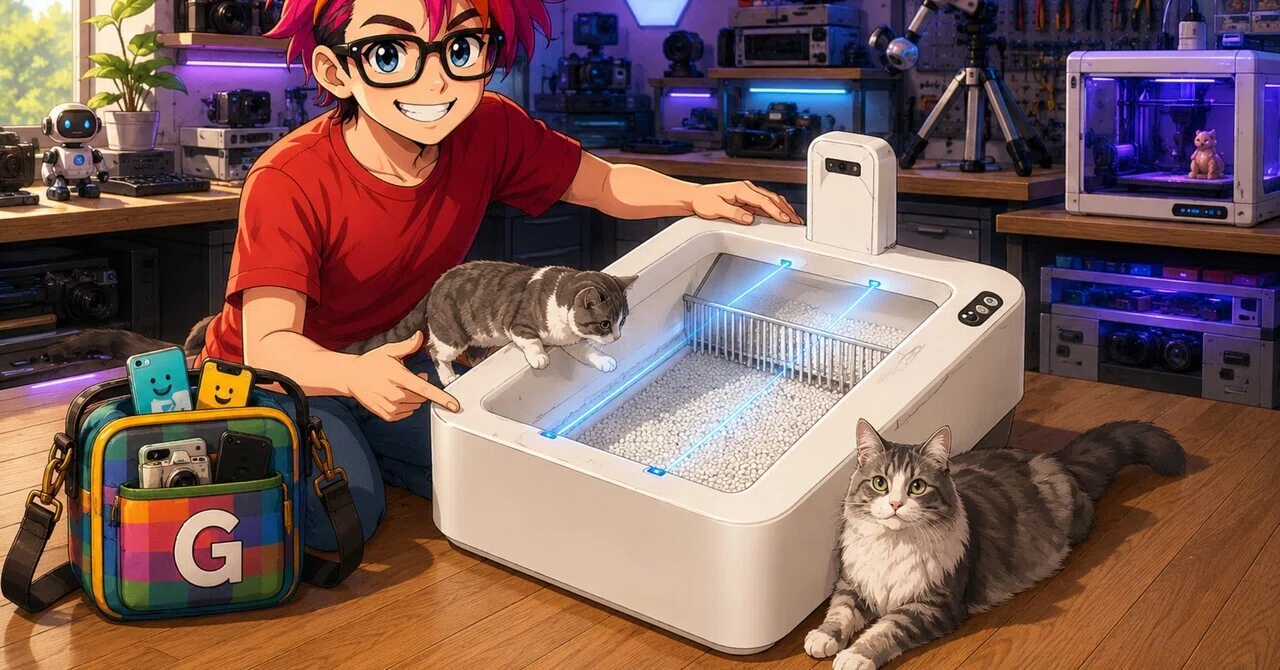 PETKIT自動猫トイレ PUROBOT CRYSTAL DUO｜ゆるい便を検知で安心