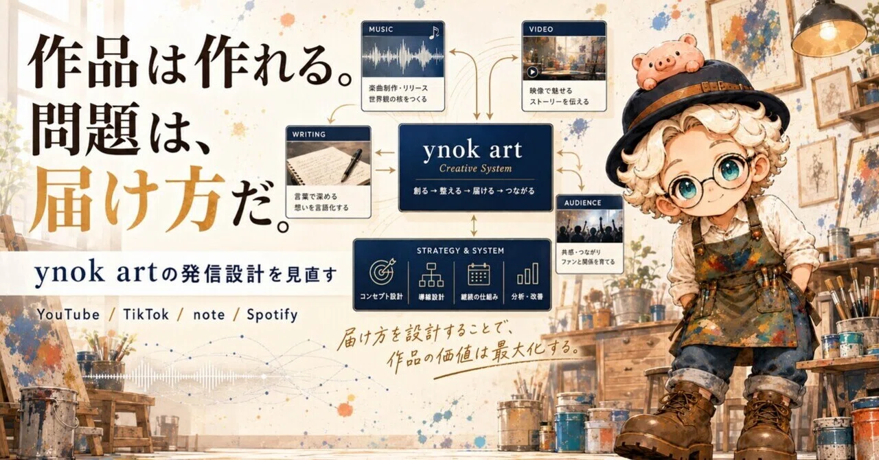 困った時のGPTパイセン | 作品を届けるとは？『制作後記』｜ynok art
