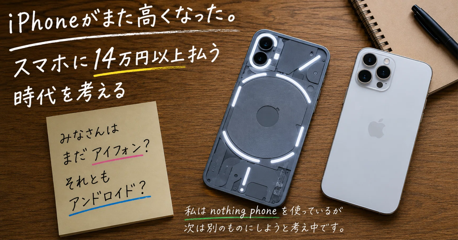 今話題】iPhoneがまた高くなった。スマホに14万円以上払う時代を考える