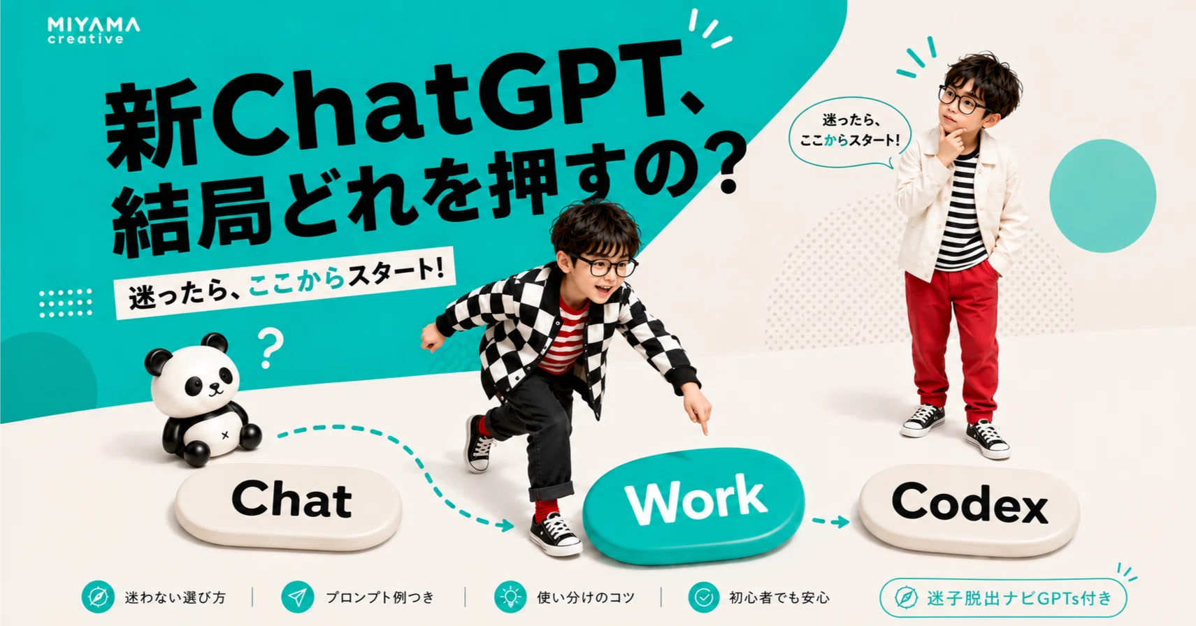新ChatGPTわけわからん。Chat・Work・Codexを動画付きで解説！ ※迷子