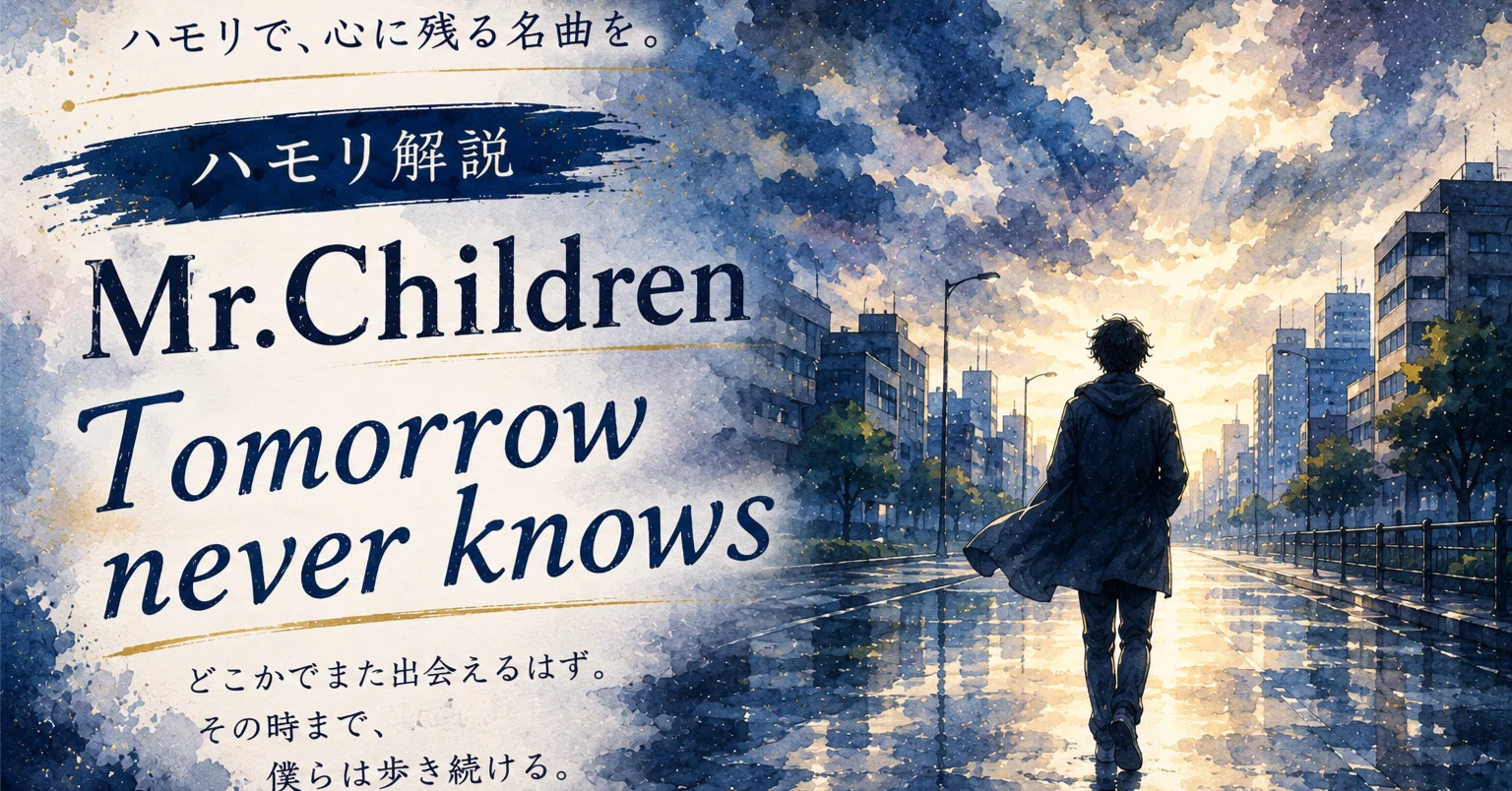 ハモリコンテンツ『Tomorrow never knows』Mr.children｜Mart