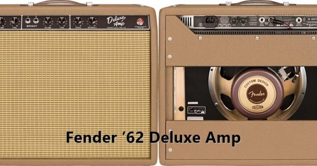 真空管アンプ ブラウン FenderからブラウンフェイスのデラックスDeluxe '62 Deluxe Amp発売