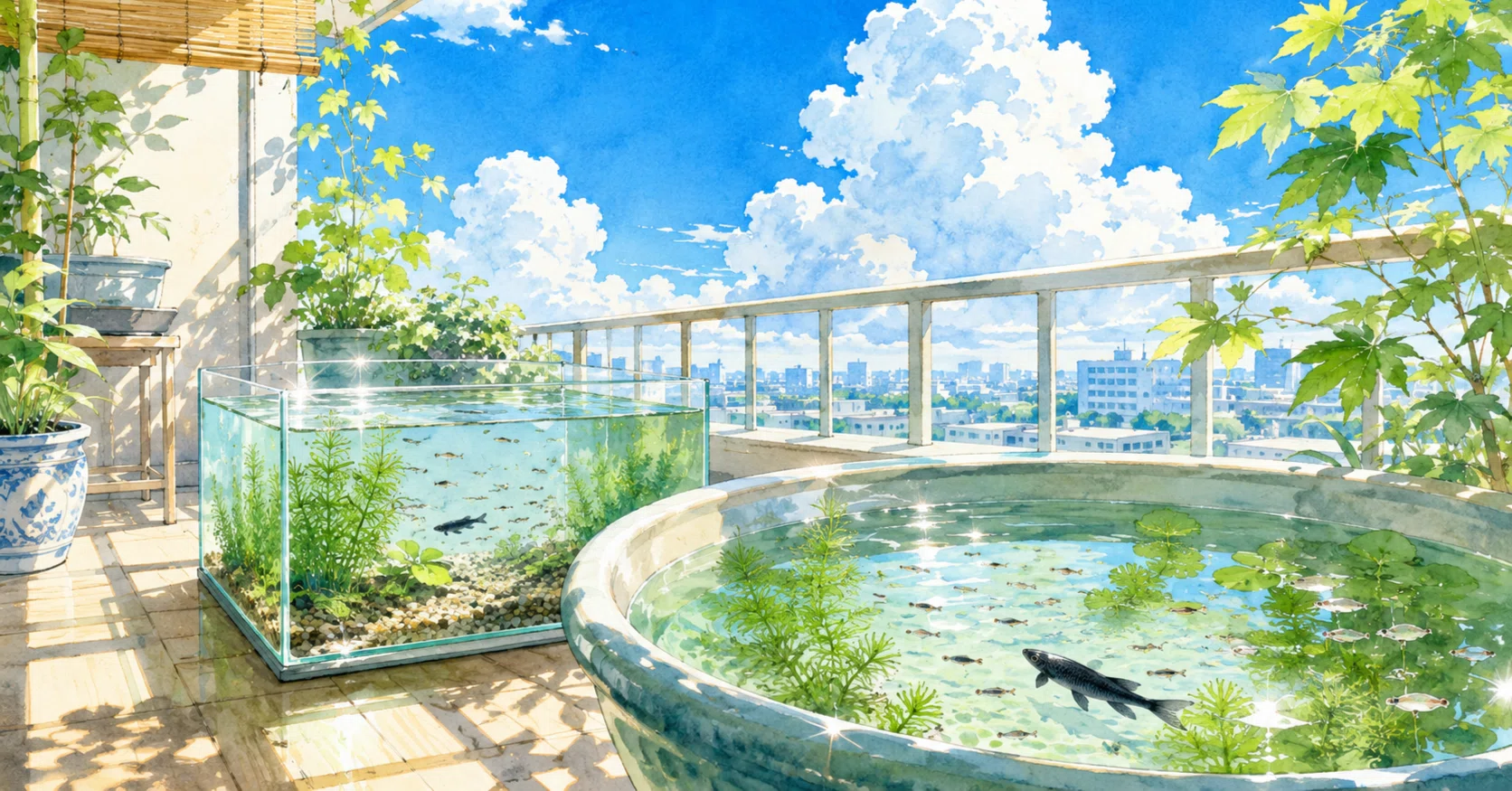 水槽に、見知らぬ大人がおる｜ヒロのしん｜ことばを紡ぐ人