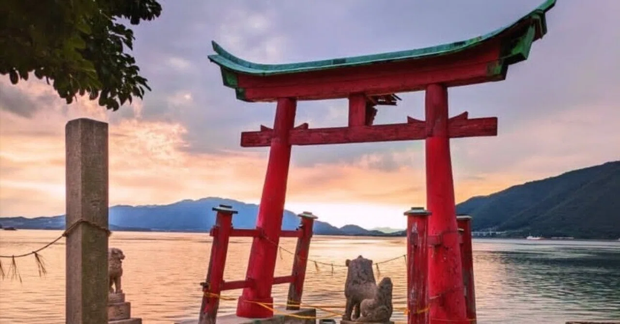岩子島 厳島 神社 鳥居