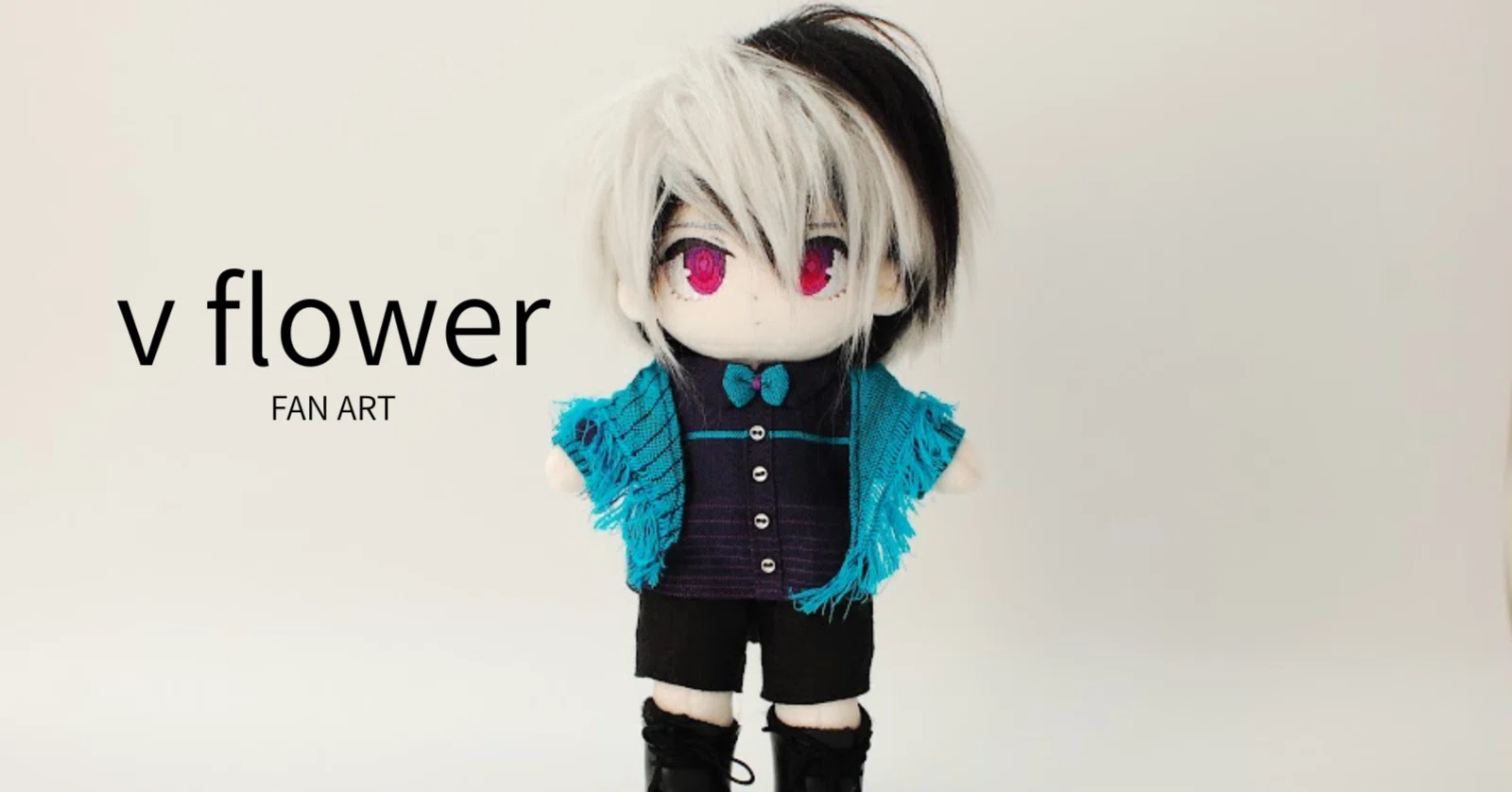 ぬい服作り】ハギレの玉手箱の生地で作る！推しぬいのシャツ（v flower