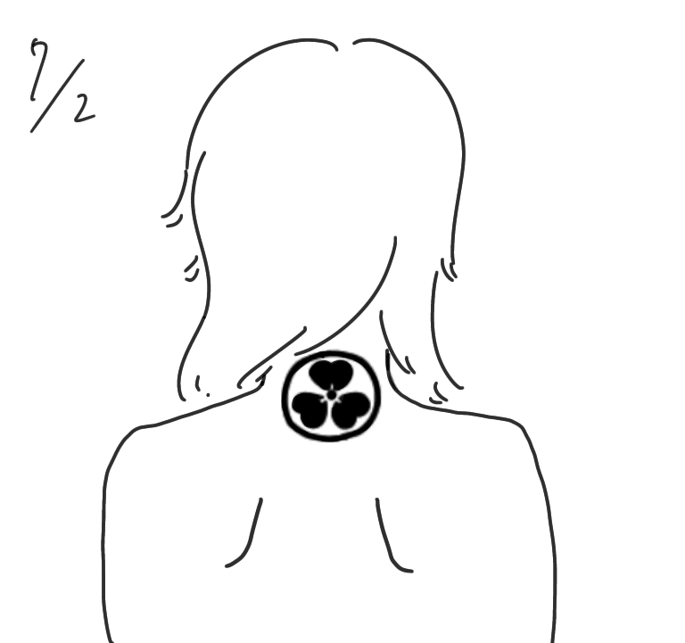 入れる予定はないけど 親が 首の後ろに家紋 刺青はやってもいいよ かなりダサいけど って言ってた 汁みそ Note