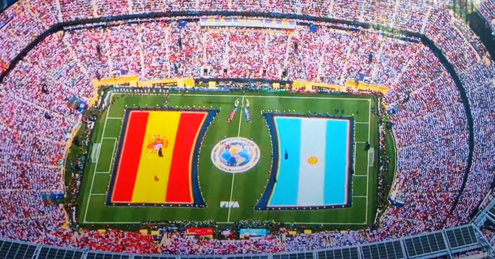 決勝戦・スペイン対アルゼンチンinニュージャージー FIFAワールド