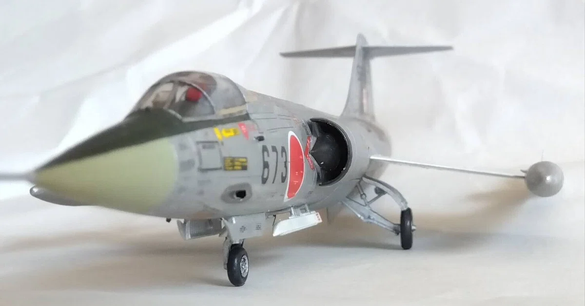F-104Jスターファイター（ハセガワ1/72）#12～完成！｜はりす筆塗りぷらも
